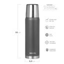 Termo Waterdog Obus 1 Lt Dark Grafito Acero