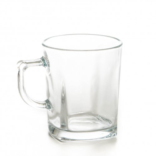 Set X 6 Jarros Vidrio Cuadrado