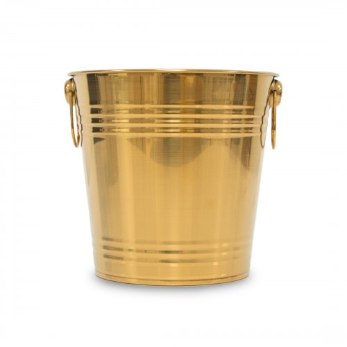 [256729] Frapera Metalica 6 Lt Dorada 22 Cm