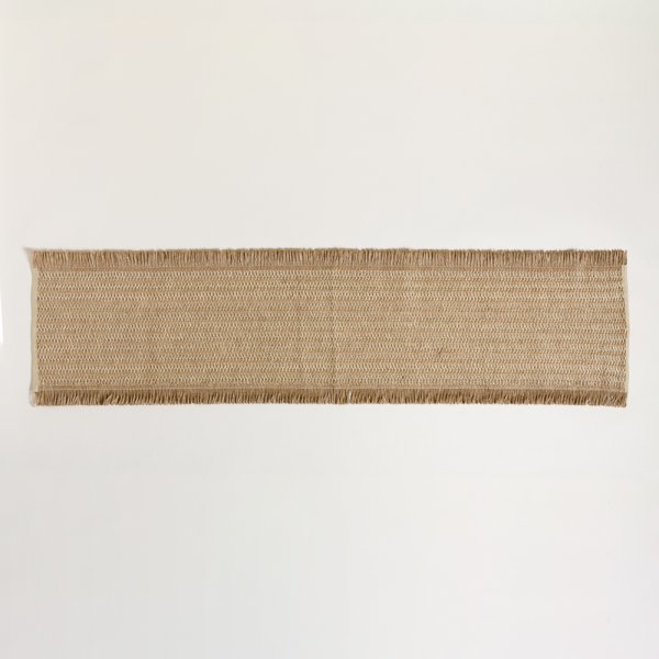 [4110749] Camino Tejido Yute Y Natural 30X120 Cm