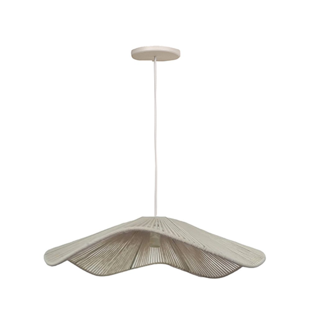 Lampara Colgante Capelina 60 Cm Algodon