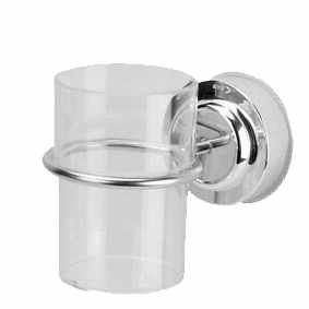 [140451] Porta Vaso Baño Acero Inox Con Ventosa