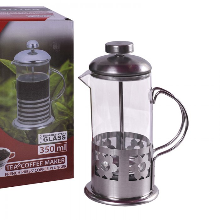 CAFETERA CON EMBOLO 350 ML