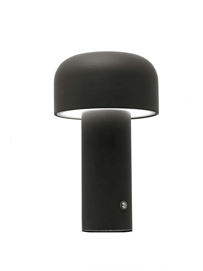 Velador Metalizado Negro 12 X 12 X 21 Cm Fl1024