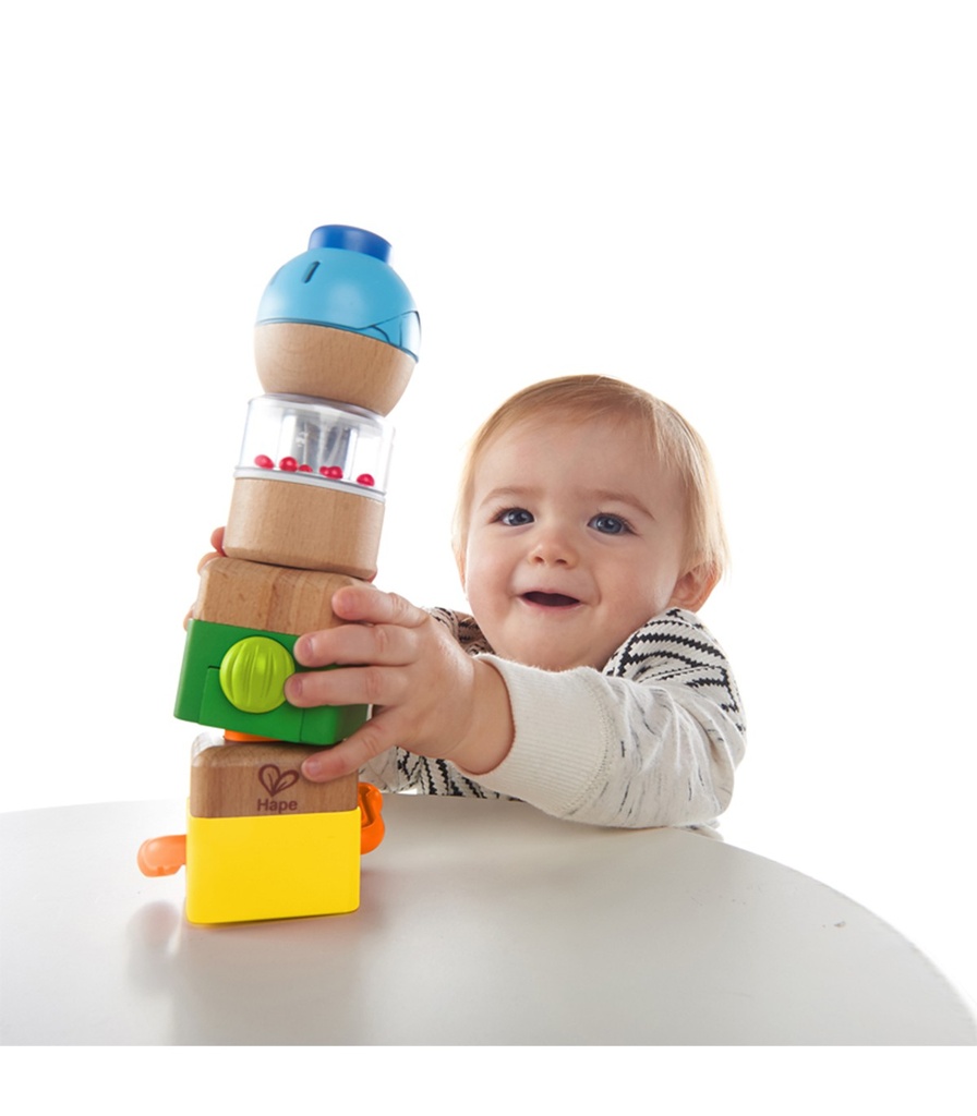 SET SENSORIAL FOUR FUNDAMENTALS JUGUETE DE ESTIMULACIÓN HAPE