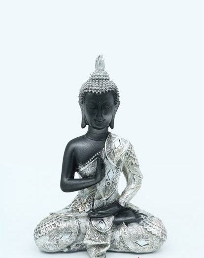 BUDA 14.5 X 9 X 21.5 CM SILVER BLACK