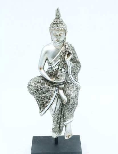 BUDA 12.5 X 9.5 X 36 CM. SILVER