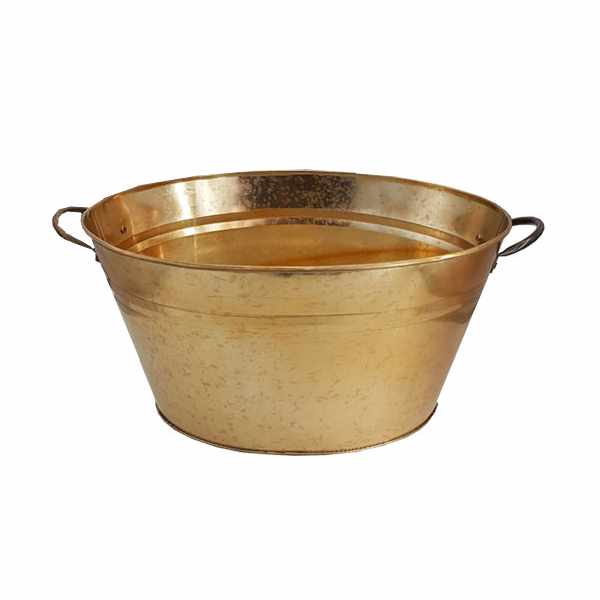 [140884] Balde Champagne Multiple Chapa Dorado 44 X 33 X 21