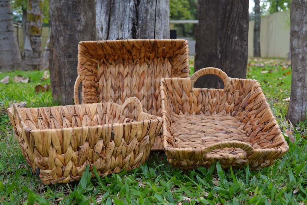 [458582] Canasta Seagrass L 30 X 13 Cm