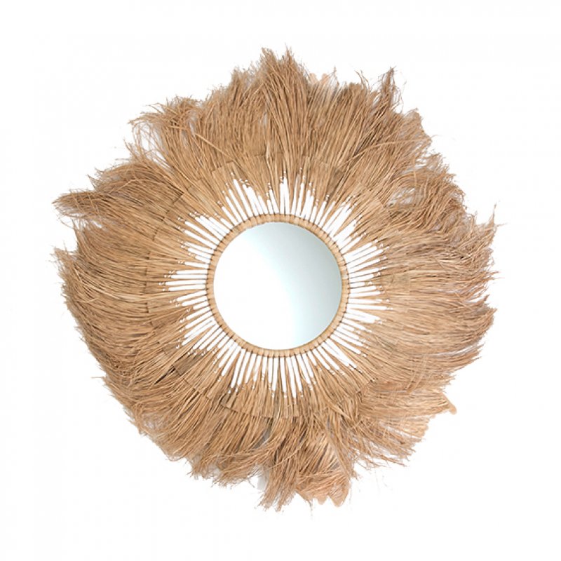 Espejo Con Seagrass 100 X 50 Cm