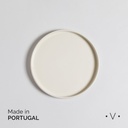 PLATO DE POSTRE SET X 4 LAGOA CREAM 21 CM VASSA HOME