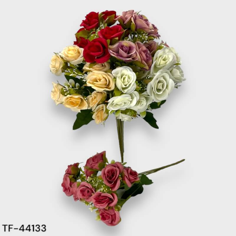 RAMO ROSAS X 10 FLORES 30 CM