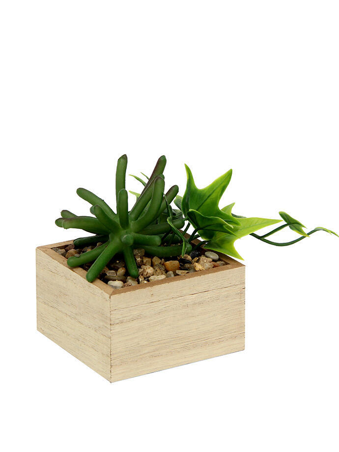 MACETAS DE PLANTAS ARTIFICIALES DECORATIVAS 9X9X11 CM. MCC7043