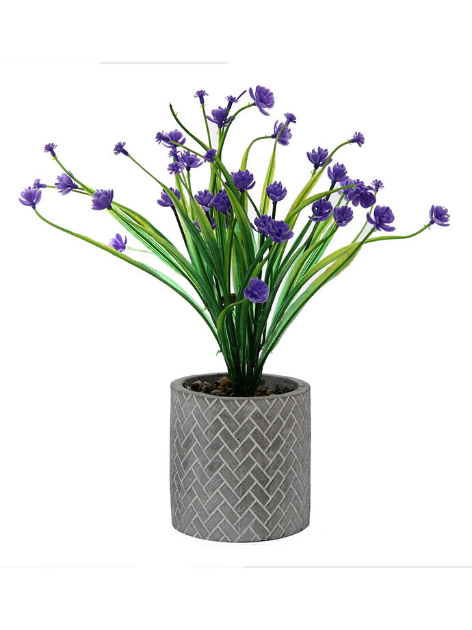 Macetas De Plantas Artificiales Decorativas 11X11X37 Cm. Mcc7055