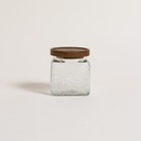 Frasco Cuadrado Toledo Tapa Acacia 500 Ml