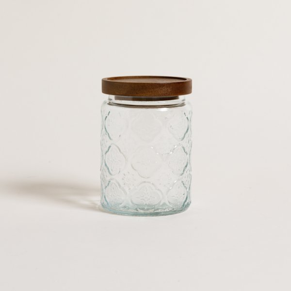 Frasco Redondo Salamanca Tapa Acacia 700 Ml