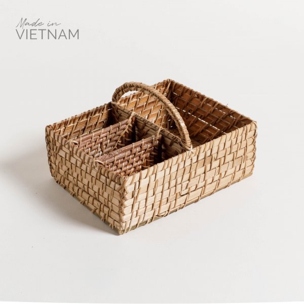 Porta Utensilios Vinh Natural 27X20X10 Cm