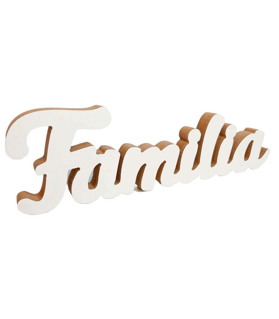 Palabra Familia 30 X 9 Cmm Estilo Domingo