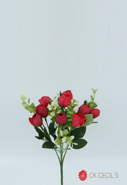 [413426] Ranunculus Bud X 5 X 30Cm Red