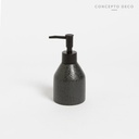 Dispenser Cerámica Silueta Negro Gota 15Cm