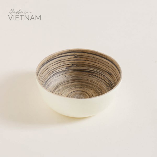 BOWL DE BAMBOO TUAN CREAM 24X10 CM