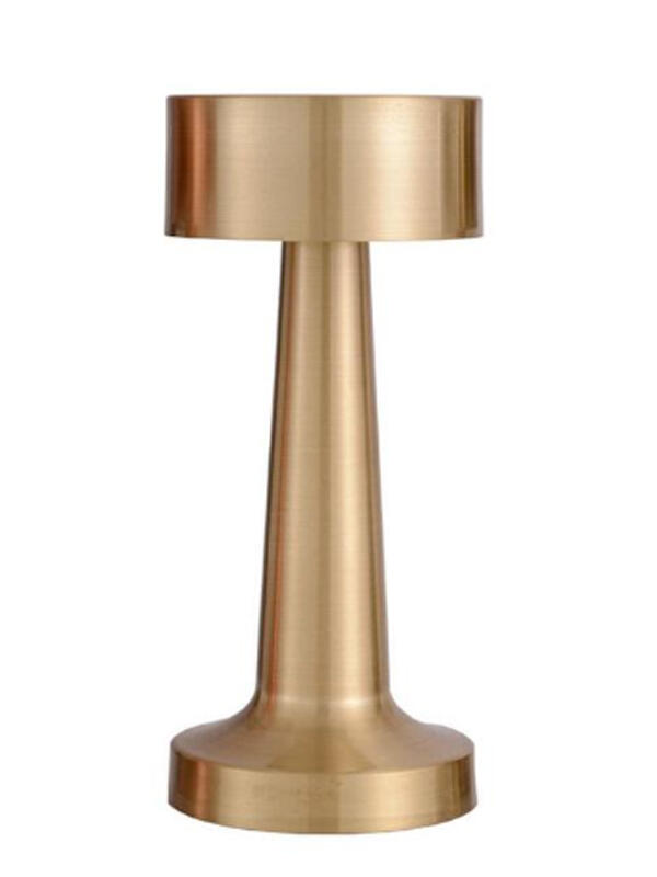 [141086] Velador Led Tactil Gold 9 X 21 USB FL1016