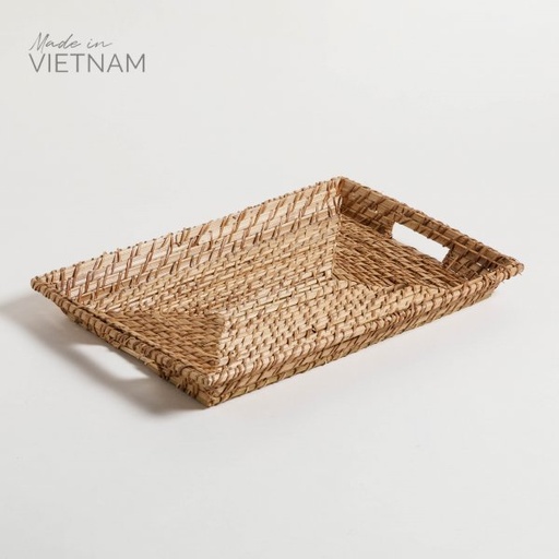 [411159] BANDEJA RECTANGULAR VINH NATURAL 45,5X31,5 CM