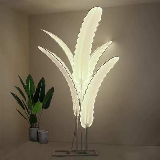 [257263] 5 HOJAS CON LUCES LED CALIDA 2,5 MTS 220V
