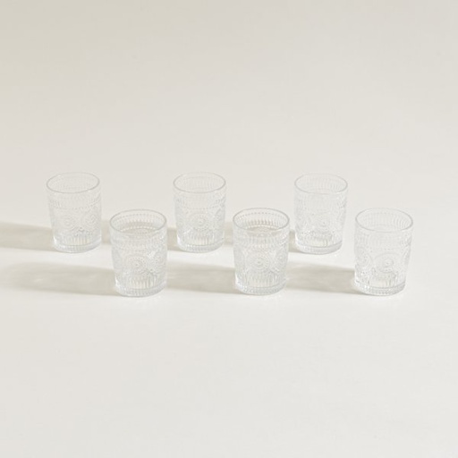 [4112798] SET X 6 VASOS BAJOS SUNFLOWER 300 ML