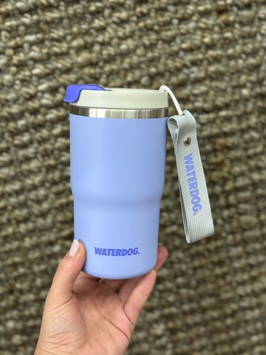 [401051] VASO DOBLE PARED CERAMICA 480 CC LAVANDA ACERO AISI 304 WATERDOG CLYDE