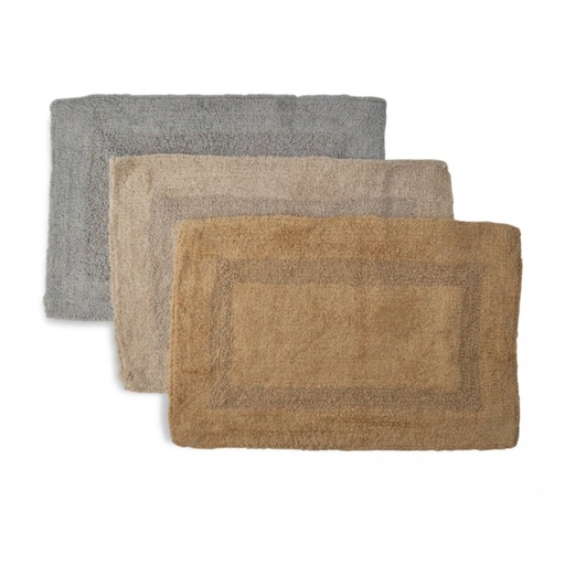 [380496] ALFOMBRA DE BAÑO 40 X 60 GUARDA RECTANGULAR CALADA COLORES SURTIDOS
