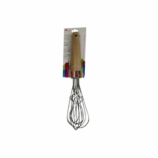 [140402] BATIDOR DE ALAMBRE MANGO MADERA 12"