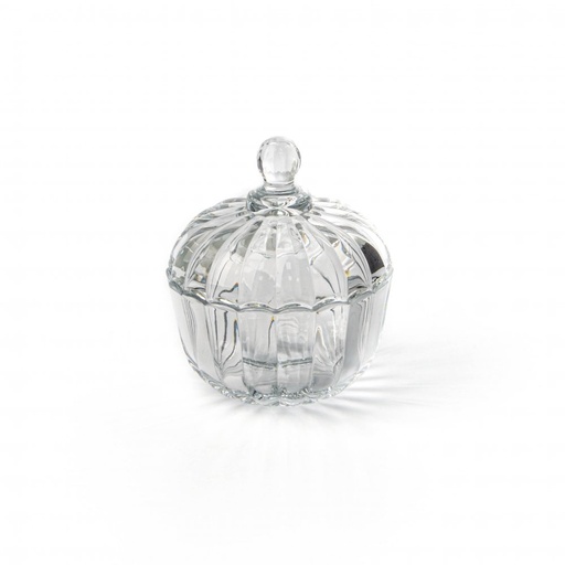 [256777] BOMBONERA REDONDA RAYADA 8,5X10CM