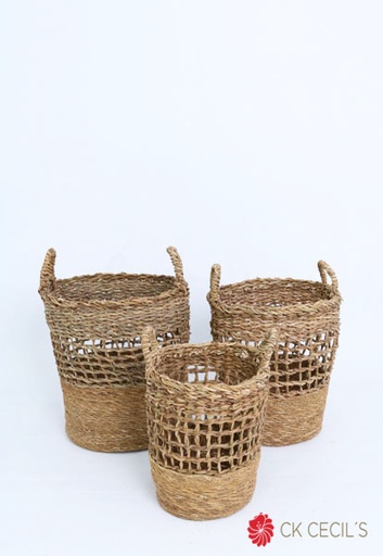 [413587] CANASTO SET X 3 30-29-25 CM. NATURAL
