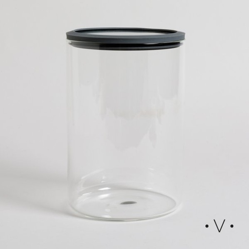 [4113824] FRASCO REDONDO CON BORDE DE SILICONA 3000 ML VASSA HOME