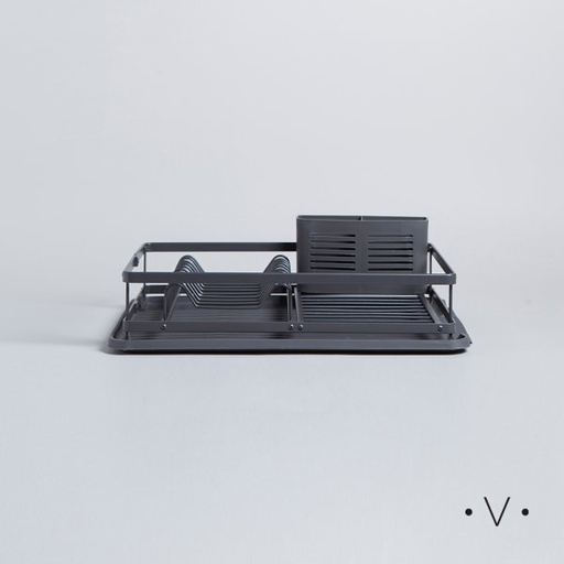 [4113870] ESCURRIDOR DE PLATOS CON PORTA UTENSILIOS 44X31 CM VASSA HOME