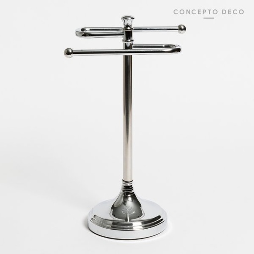 [1650426] TOALLERO BRAZOS CROMADO PLATA 36CM