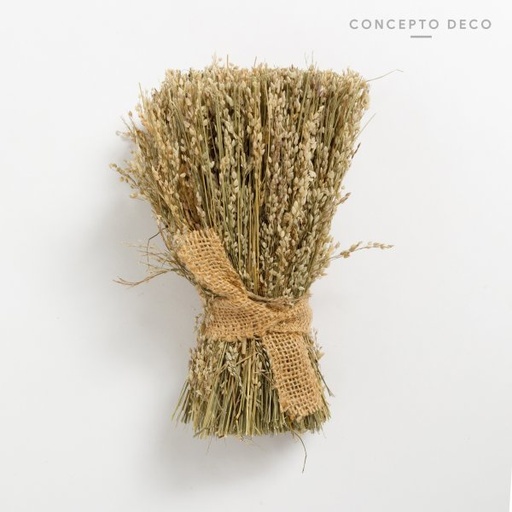 [165796] FLORES SECAS BOUQUET GRASS NATURAL 19CM