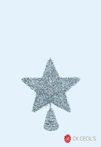 [277626] PUNTAL ESTRELLA 20 CM. SILVER