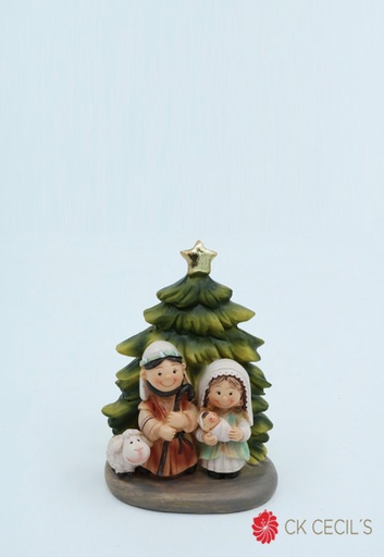 [277520] SAGRADA FAMILIA POLY 11 CM. MULTICOLOR