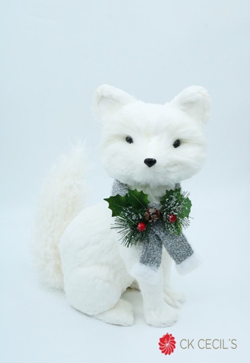 [277670] ZORRITO SENTADO 29 X 39 CM. WHITE