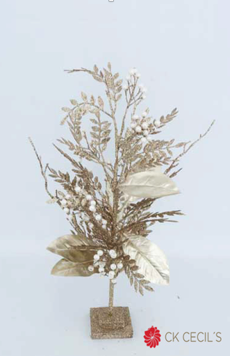 [277444] ARBOL DECO 20 X 56 CM CHAMPAGNE