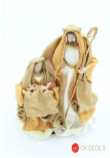 [277548] HOLY FAMILY X 30 CM. GOLD WHITE