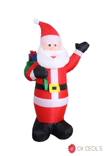 [277721] SANTA PARADO INFLABLE C/LUZ 1.2M AS PHOTO