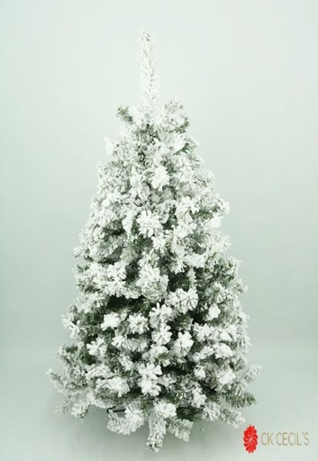 [277710] ARBOL 120 CM SLIM NEVADO 210 TIP GREEN/WHITE