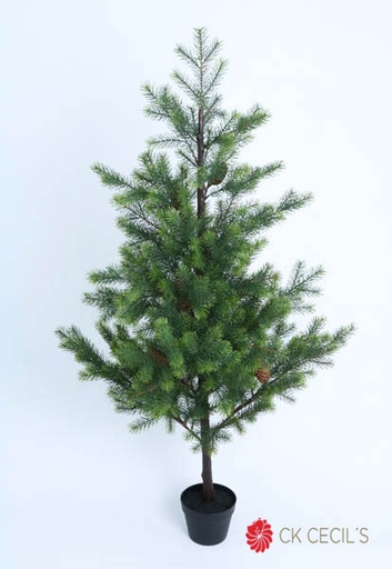 [277692] PINE TREE CON MACETA 1.58 MTS. GREEN