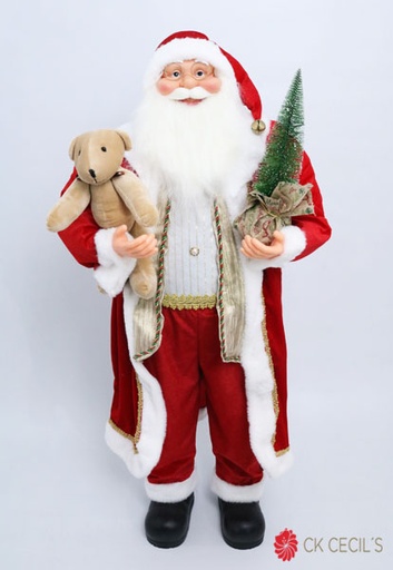 [277510] SANTA PARADO 1.20 MTS. RED WHTE GOLD