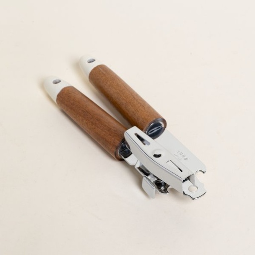 [4114273] ABRELATAS CON MANGO DE MADERA DE ACACIA