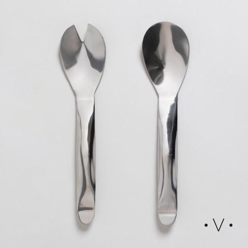 [4114434] SET X 2 CUBIERTOS PARA ENSALADA 26 CM VASSA HOME