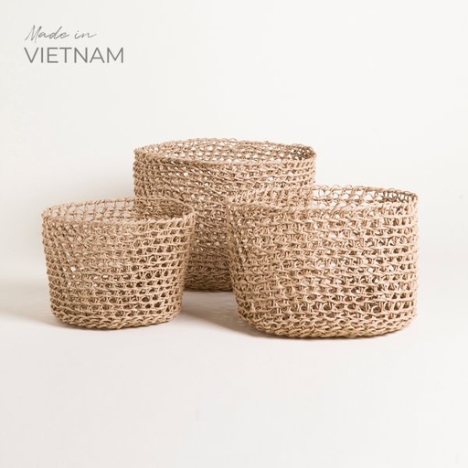[4114642] SET X 3 CANASTOS ALTOS VIET 23X31 CM/19X26 CM/16X20 CM